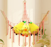 おもちゃ収納 ぬいぐるみ収納 吊り下げ 壁掛け ハンモック キッズ 子ども部屋 収納 雑貨 インテリア タペストリー ナチュラル おしゃれ