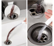 パイプブラシ 排水口ブラシ パイプクリーナー 回転 日用品 掃除用具 詰まり キッチン トイレ 洗面所 排水口 髪の毛 浴室 洗浄 便利