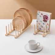 水切りラック キッチン用品 キッチン雑貨 食器置き 木製 ディスプレイ 洗いかご 水切り 流し台 食器乾燥 食器収納 キッチン収納 シンク下収納 コップ グラス お皿 フライパンの蓋 まな板 本 整理整頓 シンプル おしゃれ ナチュラル かわいい 茶