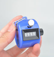 カウンター 数取器 計数器 単品 1個 4桁 小型 手持ち アナログカウンター 手動 カウント 数取り器 交通量調査 野鳥観察 入場者数 持ち運び 便利