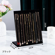 ネックレススタンド アクセサリースタンド フック12個 アクセサリー用品 ディスプレイ 飾る 立てる 掛ける 展示 店舗 シンプル おしゃれ ネックレス ブレスレット チェーン ジュエリー ホルダー スタンド 収納 L型 アクセサリー