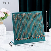 ネックレススタンド アクセサリースタンド フック24個 アクセサリー用品 ディスプレイ 飾る 立てる 掛ける 展示 店舗 シンプル おしゃれ ネックレス ブレスレット チェーン ジュエリー ホルダー スタンド 収納 L型 アクセサリー