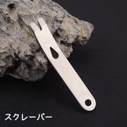 スクレーパー ミニサイズ 油汚れ シールはがし 塗装用 ヘラ コンパクト フィルム貼り コーキング剥がし 汚れ落とし カッティングシート 多用途 キッチン オフィス スマホ 汚れ取り