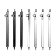 バネ棒 2本セット 直径1.5mm 腕時計 ベルト バンド バックル 交換用パーツ 予備部品 修理 10mm 12mm 14mm 16mm 18mm 20mm 22mm 24mm