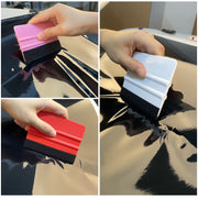 フィルム用 スキージー 布付き ヘラ スモークフィルム 車 フィルム カー用品 エア抜き 空気抜き 傷つかない カーラッピング 簡単 シンプル カーボンシート ステッカー