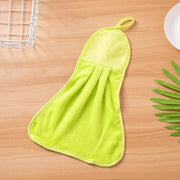ループ付きタオル ハンドタオル 日用品 キッチン用品 お手拭き 引っ掛け 吊り下げ 紐付きシンプル バス用 洗面所 トイレ 子供 キッズ