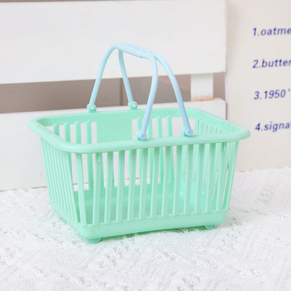 バスケット ミニ かご 卓上 手提げ 持ち手 商品画像4
