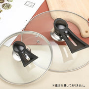 鍋蓋ホルダー 鍋蓋スタンド フライパンの蓋 フタ キッチン用品 鍋蓋置き 立てかけ 整理整頓 収納 鍋ふたスタンド 鍋ふたホルダー 省スペース シンプル スマート 台所 厨房 黒