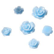 ネイルパーツ 50ピースセット 50個セット ネイル用品 ネイルグッズ ファッション雑貨 薔薇 バラ ローズ 5.5cm 7.5cm ホワイト ピンク レッド オーロラカラー ミックス カラフル 可愛い キュート ガーリー フェミニン 華やか おしゃれ