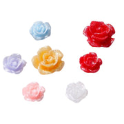 ネイルパーツ 50ピースセット 50個セット ネイル用品 ネイルグッズ ファッション雑貨 薔薇 バラ ローズ 5.5cm 7.5cm ホワイト ピンク レッド オーロラカラー ミックス カラフル 可愛い キュート ガーリー フェミニン 華やか おしゃれ