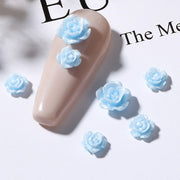 ネイルパーツ 50ピースセット 50個セット ネイル用品 ネイルグッズ ファッション雑貨 薔薇 バラ ローズ 5.5cm 7.5cm ホワイト ピンク レッド オーロラカラー ミックス カラフル 可愛い キュート ガーリー フェミニン 華やか おしゃれ