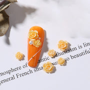 ネイルパーツ 50ピースセット 50個セット ネイル用品 ネイルグッズ ファッション雑貨 薔薇 バラ ローズ 5.5cm 7.5cm ホワイト ピンク レッド オーロラカラー ミックス カラフル 可愛い キュート ガーリー フェミニン 華やか おしゃれ