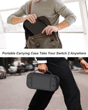NintendoSwitch2用ケース 汎用型ケース ニンテンドースイッチ2用ケース カバー カード12枚収納 Switch2用 スイッチ2用 シンプル 小物収納 収納ケース 汚れ防止 傷防止 持ち歩き