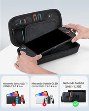 NintendoSwitch2用ケース 汎用型ケース ニンテンドースイッチ2用ケース カバー カード12枚収納 Switch2用 スイッチ2用 シンプル 小物収納 収納ケース 汚れ防止 傷防止 持ち歩き