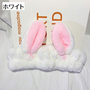 ヘアバンド ヘッドバンド レディース 女性用 耳付き 髪留め 洗顔 洗面 メイク 化粧 スキンケア 可愛い 柔らかい ふわふわ もこもこ リラックスタイム お風呂 バス用品 大人用
