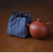 茶器バッグ 巾着袋 茶器収納 茶道具 和風 持ち運び 小物入れ コップ袋 急須 茶碗 中国茶器 おしゃれ
