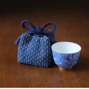 茶器バッグ 巾着袋 茶器収納 茶道具 和風 持ち運び 小物入れ コップ袋 急須 茶碗 中国茶器 おしゃれ