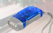懐中電灯 手動式ライト LEDライト ストラップ付き ハンディライト 発電 小型 ポータブル 携帯用 コンパクト 防災関連グッズ 緊急用 災害時 アウトドア キャンプ 登山 夜間作業