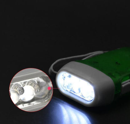 懐中電灯 手動式ライト LEDライト ストラップ付き ハンディライト 発電 商品画像5