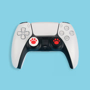 アナログスティックカバー 4個セット キャップ 保護 滑り止め ゲームアクセサリー 肉球 かわいい PS4用 PS5用 プレステ用 プレーステーション用 カラバリ豊富