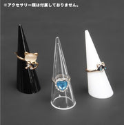 アクセサリースタンド リングスタンド 単品 1個 指輪 リング ディスプレイスタンド ナチュラル 上品 シンプル 高級感 店舗 お洒落