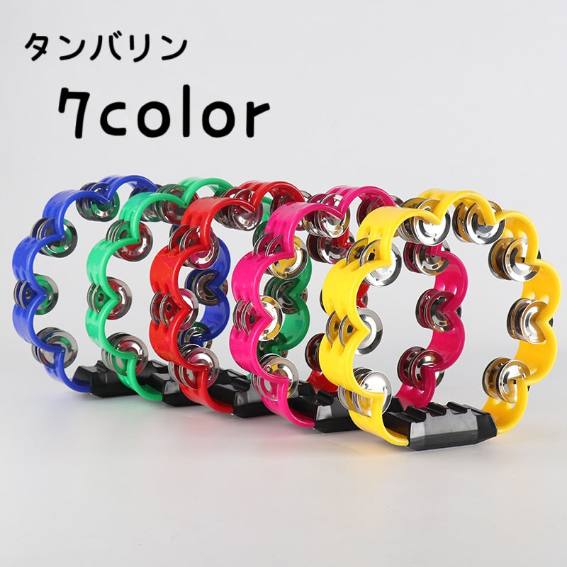 タンバリン モンキータンバリン 楽器 円形 サークル 花形 商品画像