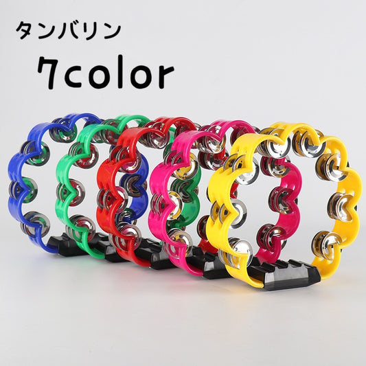 タンバリン モンキータンバリン 楽器 円形 サークル 花形 商品画像
