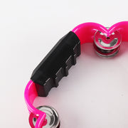 タンバリン モンキータンバリン 楽器 円形 サークル 花形 片手 パーカッション 打楽器 ライブ カラオケ タンブリン 演奏会 音楽会 宴会 発表会 持ち手付き かわいい おしゃれ 子供用 大人