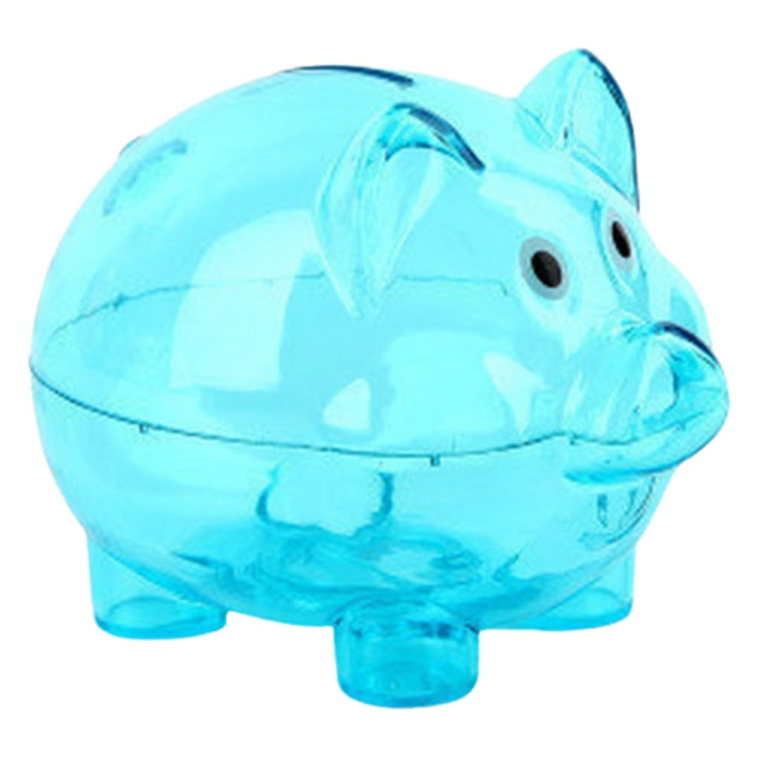 貯金箱 ブタ型 ブタ貯金箱 ピギーバンク インテリア雑貨 インテリア小物 小銭用 コイン 小銭 豚 ぶた 動物 アニマル 中身が見える クリア おしゃれ かわいい 贈り物 プレゼント ギフト
