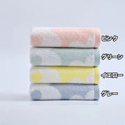 フェイスタオル ハンドタオル バス用品 花柄 フラワー ふんわり 吸水性 柔らかい 日用品 生活雑貨 お洒落