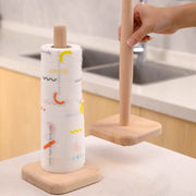 ペーパータオルホルダー 単品 1個 キッチンペーパーホルダー キッチンペーパースタンド ロールペーパー 縦置き 置き型 木製 キッチン用品 キッチン収納用品 台所用品 トイレットペーパーホルダー タテ シンプル おしゃれ ナチュラル 便利