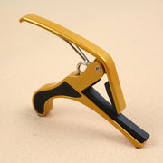 カポタスト カポ ギターカポ ギターアクセサリー アコースティックギター エレキギター クラシックギター フォークギター チューニング ギター周辺機器 転調 ワンタッチ式 スプリング おしゃれ シンプル キラキラ 黒 銀色 金色 青 赤