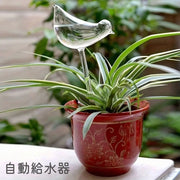 自動給水器 みずやり器 オート水やり器 自動給水装置 植木 鉢植え ガーデニング 植物 園芸 盆栽 刺すだけ 鳥 バード クリア かわいい 便利 出張 お出かけ