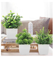 造花 アートフラワー フェイクグリーン 人工観葉植物 緑 鉢植え 植木鉢付き 枯れない インテリア 飾り リアル 卓上 リビング