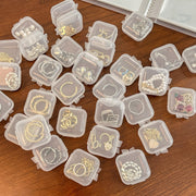 アクセサリーケース 10個セット 収納ケース 小分け収納 小物ケース 収納 整理整頓 ジュエリー収納 ミニサイズ 小物入れ 正方形 シンプル