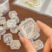 アクセサリーケース 10個セット 収納ケース 小分け収納 小物ケース 収納 整理整頓 ジュエリー収納 ミニサイズ 小物入れ 正方形 シンプル
