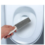 トイレブラシ 軽石 単品 1個 柄付き 持ち手 トイレ用 掃除用品 トイレ掃除 便器 清掃 水垢除去 水あか除去 黄ばみ取り 便利 コンパクト
