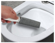 トイレブラシ 軽石 単品 1個 柄付き 持ち手 トイレ用 掃除用品 トイレ掃除 便器 清掃 水垢除去 水あか除去 黄ばみ取り 便利 コンパクト
