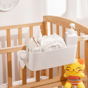 ベッドサイドポケット 単品 1個 引っ掛け 吊り下げラック 小物入れ 収納グッズ フック ティッシュケース ベッド ラック 卓上 整理整頓 穴あけ不要 便利 雑誌収納 リモコン入れ 眼鏡入れ イヤホン収納 コード ベビー用品収納 子供部屋 おむつ収納 ナチュラル 無地 単色 シンプル