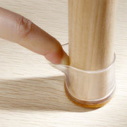 椅子脚カバー 8個セット チェアカバー 透明 クリア 丸 四角 椅子 イス チェアソックス 丸脚 角脚 床 ベッド ソファー 保護 傷防止 便利 フィット シリコン 洗える 取外し簡単 お洒落 シンプル