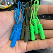 ファスナチャーム ジッパータグ 5個セット ファスナー 引き手 持ち手 交換 取り換え 修理 ワンポイント アクセント 小物 雑貨 カバン ポーチ シンプル