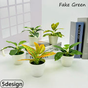 フェイクグリーン 造花 人工観葉植物 観葉植物 鉢植え 小型 枯れない 緑 葉っぱ インテリア 室内 イミテーション 卓上 おしゃれ