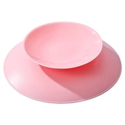 両面吸盤 ベビー用品 滑り止め 食器固定 シリコン 赤ちゃん ひっくり返し防止 落下防止 吸着 吸盤 ボウル お皿 食事 子供 子ども キッズ トレーニング
