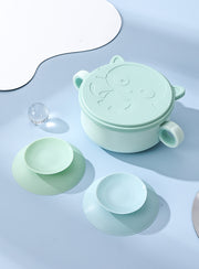 両面吸盤 ベビー用品 滑り止め 食器固定 シリコン 赤ちゃん ひっくり返し防止 落下防止 吸着 吸盤 ボウル お皿 食事 子供 子ども キッズ トレーニング
