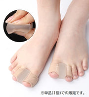 足指サポーター 単品 1個 足指セパレーター サック 親指 人差し指 広げる つま先 足指保護 負担軽減 衝撃吸収 足指サポート 足ケア フットケア