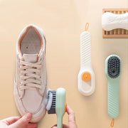 シューズブラシ 靴洗い シューズクリーナー 洗濯ブラシ 多機能 汚れ落とし 衣類洗い 風呂掃除 清掃 スニーカー 運動靴 上履き