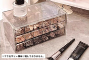 アクセサリーケース 3層 74マス ジュエリーケース アクセサリーボックス ジュエリーボックス アクセサリー 収納 収納ケース 透明 クリア 大容量 リング ピアス イヤリング ジュエリー 小物入れ