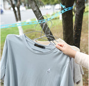 物干しロープ 洗濯ロープ 洗濯ひも 3m 5m 8m フック付き 引っ掛け穴あり 室内干し 屋外 持ち運び コンパクト 軽量 旅行 キャンプ 洗濯用品 ランドリーグッズ