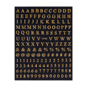 ネイルシール ネイルステッカー アルファベット イニシャル 大文字 記号 数字 デコシール セルフネイル ネイルアート レジン アクセサリー DIY ハンドメイド 貼るだけ カラフル 手帳 デコレーション 銀色 金色 白 黒 ローズゴールド