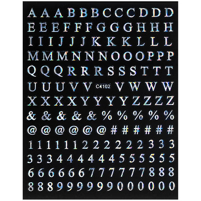 ネイルシール ネイルステッカー アルファベット イニシャル 大文字 記号 商品画像5